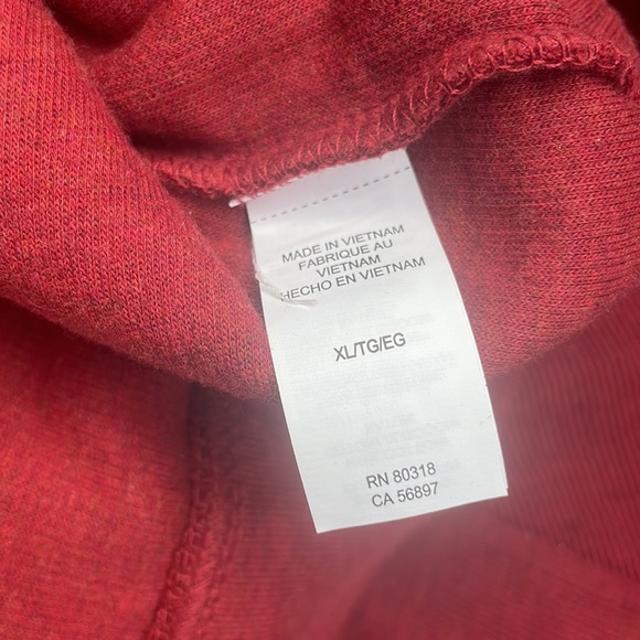 Lucky Brand Mens Long Sleeve French Rib Half Zip Mock Neck Pullover Sweatshirt - Picture 8 of 9